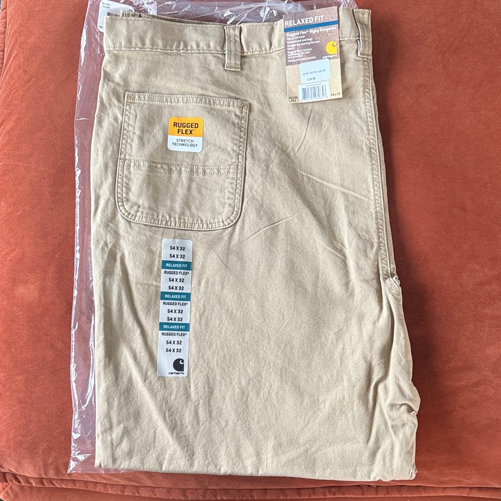 Carhartt Men's Relaxed Fit Khaki Chinos